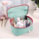 thumbnail image 4 of Holiday Open Lid Cosmetic Bag Travel Large Capacity Cosmetic Bag Aesthetics Breathable Mesh Cosmetic Bag Ladies Cosmetic Bag, 4 of 6