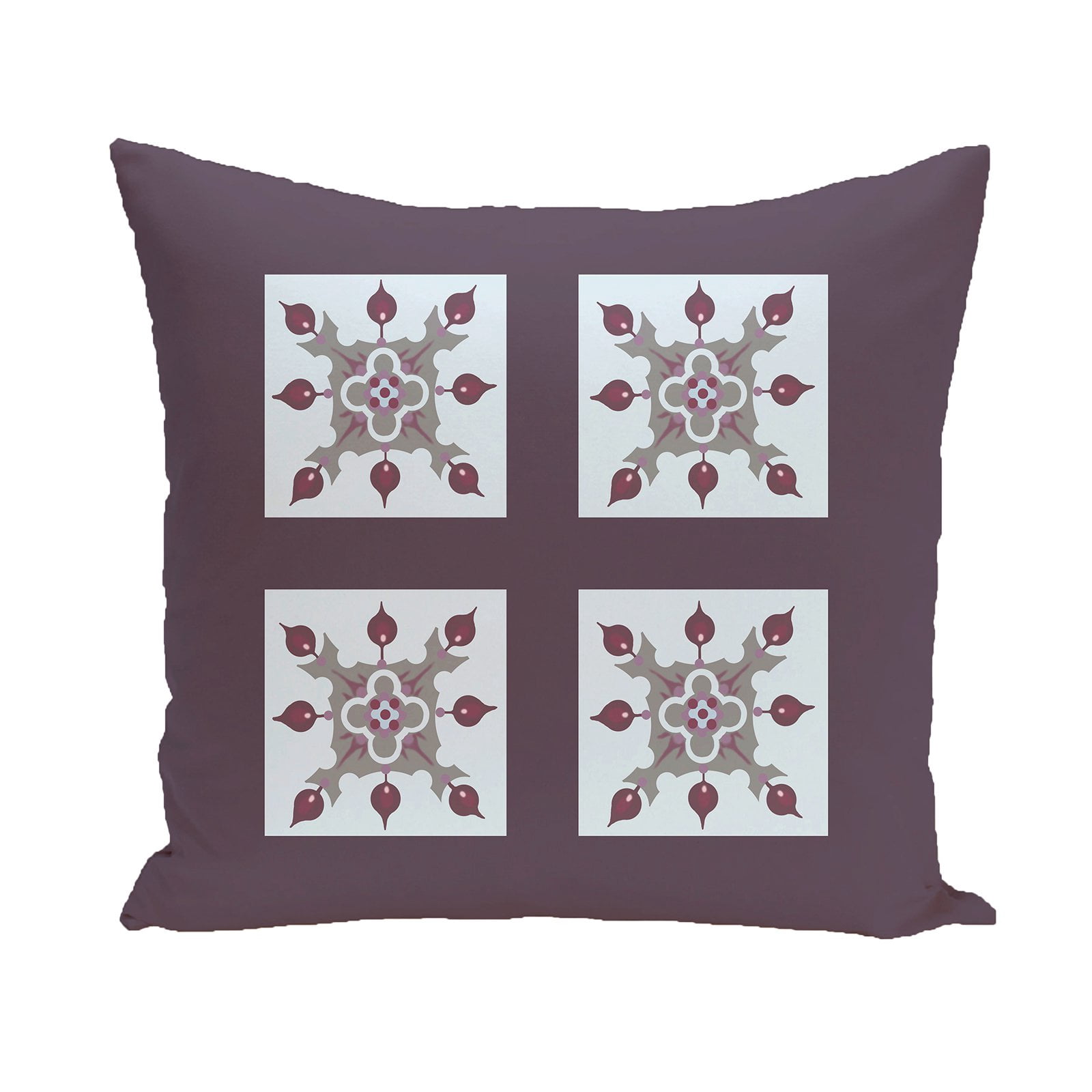 Simply Daisy 16" x 16" Four Square Geometric Print Pillow