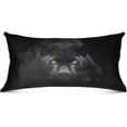 thumbnail image 2 of Cool Black Panther Body Pillow Cover with Zipper, Soft and Cozy Fuzzy Fleece Body Pillow Case Cover 21 x 54 in, Plush Long Body Pillow Pillowcase for Fall and Winter Home Decor Gifts, 2 of 7