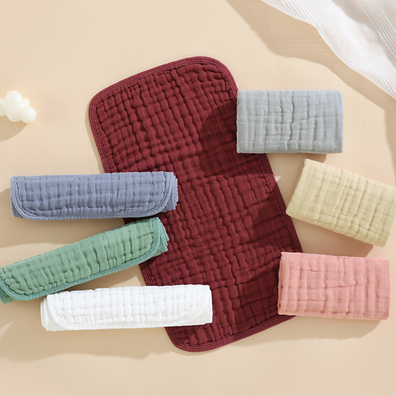 Baby 100% Cotton Bath Towel & Burping Towel Set - 12 Pieces (Including 2 Hooded Bath Towels & 10 Burping Towels), Highly Absorbent, Skin-Friendly & Gentle, Multi-Use as Wrap, Swaddle & Spit-Up Towel