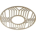thumbnail image 2 of 32"OD x 11 3/4"ID x 3/8"T Empire Wood Fretwork Pierced Ceiling Medallion, Hickory, 2 of 3