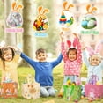 thumbnail image 5 of Zsiparty Easter Gift Bags, Easter Treat Bags with Handles Reusable Non-Woven Goodie Bags for Egg Hunt Party Supplies 12 Pcs Multi-color, 5 of 6