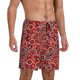 thumbnail image 2 of Balery Vintage Red Paisley Pantalones cortos de pijama de punto de algodón para hombre con cinturilla y bolsillos-3X-Large, 2 of 6