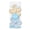 Blue & Tan, variant on Gimme Beauty Medium Hair Clip - Flower Claw Clip Duo - Aesthetic Accessories for Women - Gentle-Grip Daisy Accessory with Non-Slip Finish - Colorful Claw Perfect for Long Hair - 2 Pack, Blue/Tan