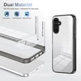 thumbnail image 4 of JTCASES for Samsung Galaxy A13 5G Case, Crystal-clear Transparent Backplane Anti-slip Plating Frame Military Grade Drop Resistant Shockproof for Samsung Galaxy A13 5G(6.5" 2021), Black, 4 of 8
