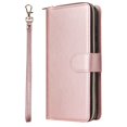 thumbnail image 7 of Samsung Galaxy A52 5G Wallet Case, Dteck ,Folio Flip Leather Cover[Zipper Pocket][Wrist Strap][Kickstand ][Magnetic Closure][9 Card Slots] for Samsung Galaxy A52 5G/4G, Rosegold, 7 of 7