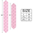 thumbnail image 2 of GZHJMY Christmas Pink Flamingo Table Runner Seasonal Table Cloth Runner for Kitchen Dining Table Wedding Party Holiday Coffee Dining Home Decor 13 x 70 Inches, 2 of 7