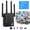 black, variant on WiFi Extender Booster,WiFi Extenders Signal Booster for Home Cover Up to 15000 sq. ft & 105 Devices, WiFi Extender, 1900Mbps WiFi Amplifier, WiFi Range Extender, WiFi Booster, Internet Booster