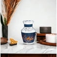 thumbnail image 5 of JAGASY Yellow Butterfly Cremation Urns for Mom & Dad - Flowers Urn for Ashes Adult Male Keepsake - Tulip Decorative Small Urn for Human Ashes - Blue Handcrafted Tiny Urns for Mother - (3 Inch), 5 of 7