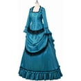 thumbnail image 3 of Steampunk Victorian Gothic Bustle Dress Gown Costume Edwardian Evening Dress, 3 of 7