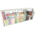 thumbnail image 4 of Deflecto Tilt Bin Interlocking Multi-Bin Storage Organizer 3 Compartment(s) - 9.5" Height x 23.6" Width x 7.8" Depth - Desktop - White - 1Each, 4 of 4