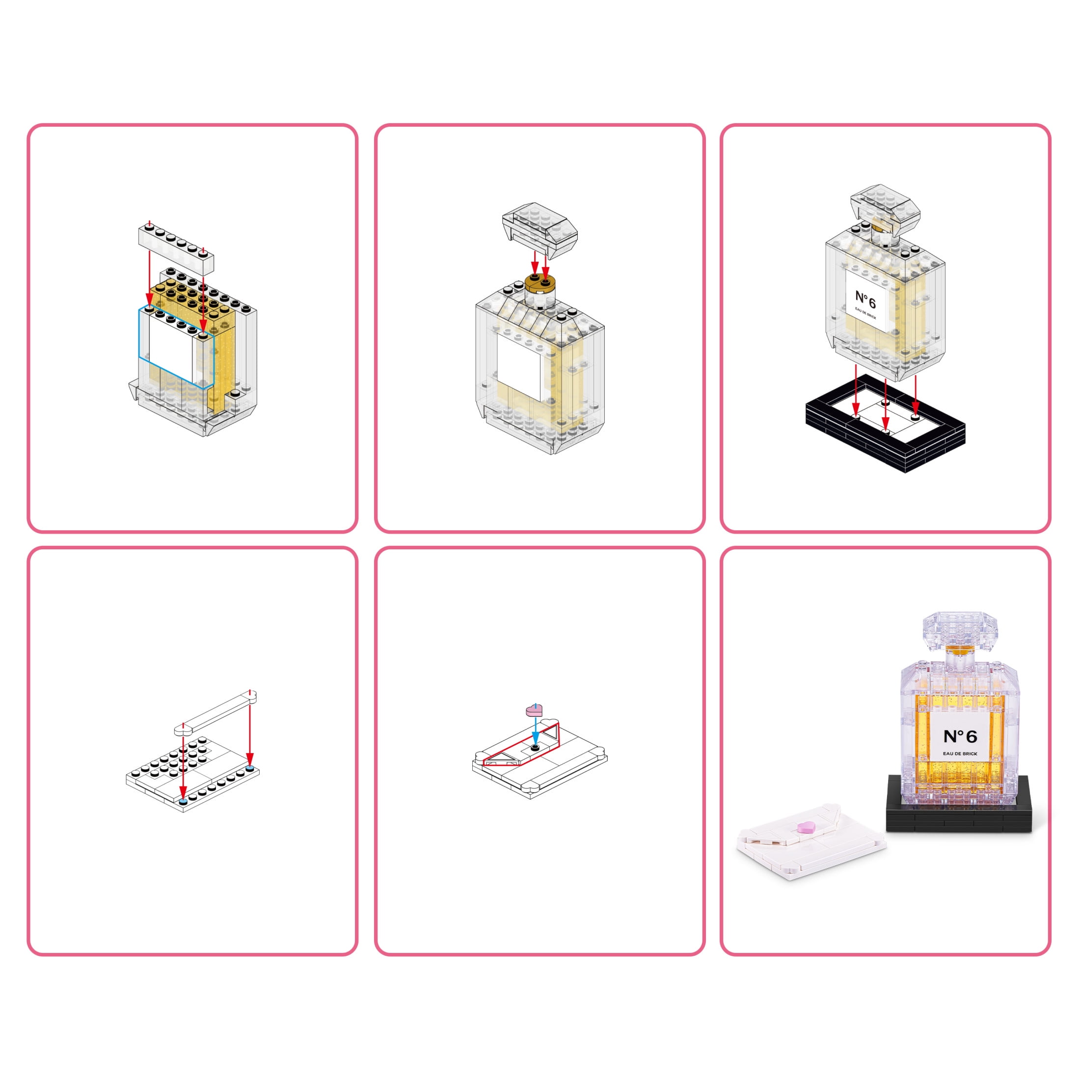 Collection MAX Build More Premium Beauty (Parfum) par ZURU – Jouet surprise et mini briques à collectionner avec jusqu’à 169 pièces, à construire et exposer, 8 ans +, enfants, ados et adultes