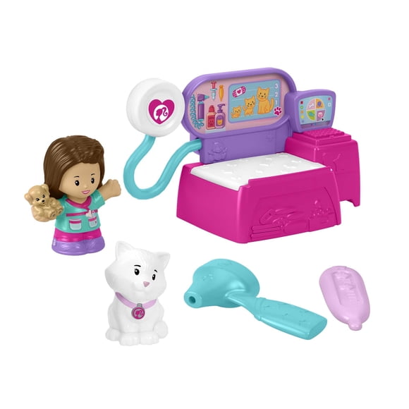Fisher-Price Barbie Juego Veterinario 5 Piezas, Unisex, 0,32 kg