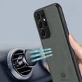 thumbnail image 2 of Mantto PU Leather Case for Samsung S21 Ultra, Retro Premium Luxury Slim Soft Non-Slip Grip Flexible Bumper Shockproof Full Body Protective Cover Phone Cases for Samsung Galaxy S21 Ultra, Gray, 2 of 8