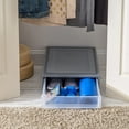 thumbnail image 6 of IRIS 27.5 Qt Under Bed Storage Containers, Plastic Storage Drawer, Gray Chest, 6 of 10