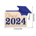 thumbnail image 3 of Greeting Cards Gift Card Holder For Graduate 2024 Personalized Wooden Graduation Card Box Multi Card Case Grad Card Organizer Case Customized Envelope Card Wallet For Graduates Gifts Souvenir, 3 of 4
