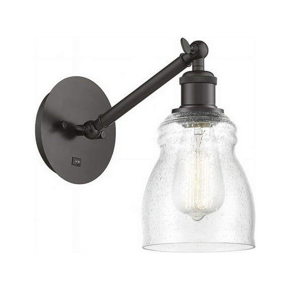 317-1W-OB-G394-LED-Innovations Lighting-Caledonia - 1 Light Wall Sconce In Industrial Style-11.38 Inches Tall and 5.3 Inches Wide Oil Rubbed Bronze