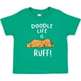 thumbnail image 3 of Inktastic Doodle Life is Ruff Golden Doodle Boys or Girls Toddler T-Shirt, 3 of 5