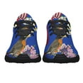 thumbnail image 5 of Connecticut Stte American flag Robin Bird and Mountain Laurel Flower Shoes Sneakers Black Size 3.5, 5 of 7