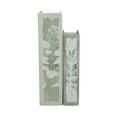 thumbnail image 5 of A&B Home Multi-Colored Book Boxes with Subtle Leaf Motifs 6S/CTN L:7x3x10.5" S:5x2x8.3" - Set of 2, 5 of 5
