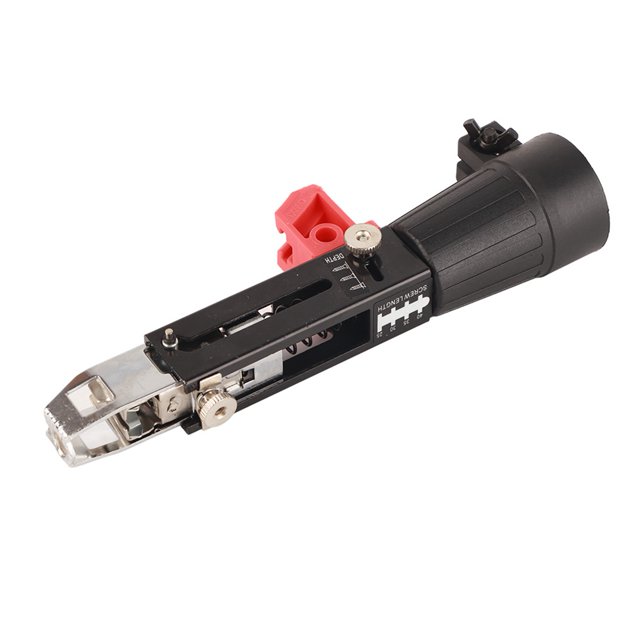 Electric Drill Attachment, Automatic Screw Spike Chain Adapter, Free Your Hands, Adjustable Screw Length, Holds 50 Screws, Convenient Screw Depth Adjustment