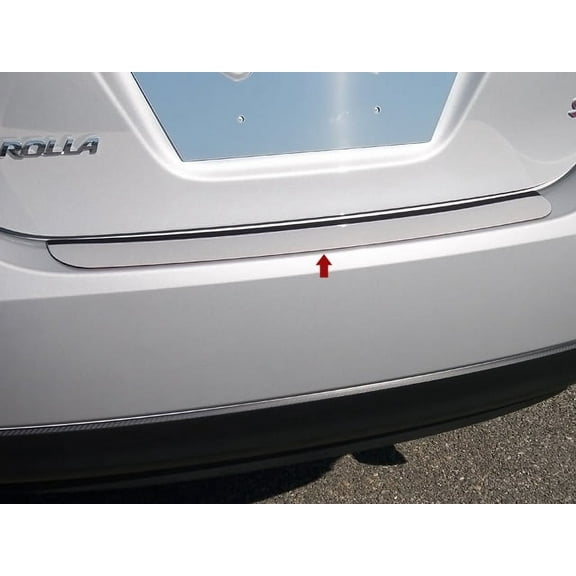 Stainless Steel Rear Bumper Trim 1Pc Fits 2014-2019 Toyota Corolla RB14112 QAA