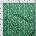 thumbnail image 2 of oneOone Cotton Cambric Green Fabric Florals Fabric For Sewing Printed Craft Fabric By The Yard 56 Inch Wide, 2 of 4