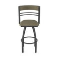 thumbnail image 5 of 860 Hunter 30" Swivel Bar Stool with Pewter Finish and Graph Cork Seat and Back, 5 of 5
