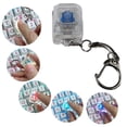 thumbnail image 2 of WINDLAND Switches Tester Switches Sampler for Mechanical Keyboard 1-Key Switches Testing Tool Keychain Transparent, 2 of 8