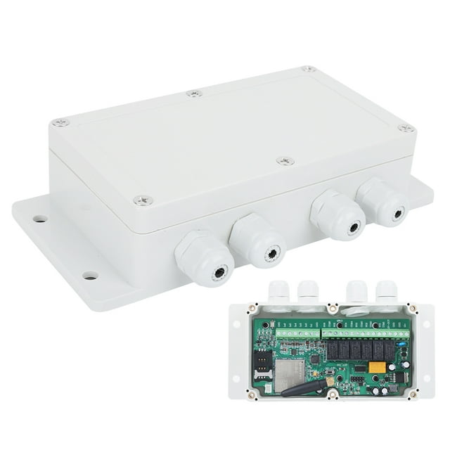 Wchiuoe Programmé 6 Canaux GSM Ouvre-Porte à Distance, GSM Télécommande, Système d'Irrigation de Réinitialisation de Serveur à Distance pour le Contrôle d'Accès de Porte d'Accès de Sécurité