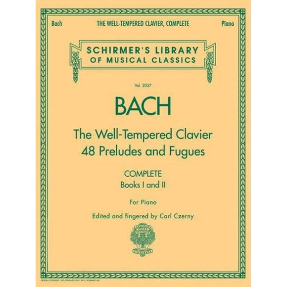 The Well-Tempered Clavier 48 Preludes and Fugues By Bach, Johann Sebastian (COP)