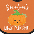 thumbnail image 4 of Inktastic Grandma Little Pumpkin Halloween Boys or Girls Baby Bib, 4 of 4