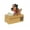 Brown-black, variant on Automated Dog Steal Money Box Piggy Bank Coin Bank For Christmas Gift Kids Birthday Gift Have Educational Significance ,Unbreakable