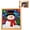 snowman,, variant on Premium No-Sew Kinusaiga Fabric Art Kit Layered Fabric Tucking Craft DIY Handmade Textile Decor, Easy Art & Craft Kit with Pre-Designed Template Relaxing Handmade Art Project for Adults