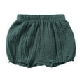 thumbnail image 2 of XDZJLR Shorts for Girls Newborn Baby Boys Unisex Solid Color Comfory Soft Clothes, 2 of 4
