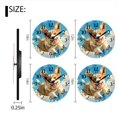thumbnail image 2 of Battery Operated Analog Wall Clocks Non-Ticking Silent Modern Clock Decorative for Home,Office-Cute Corgi Puppy Soaring Through The Sky(12inch), 2 of 4