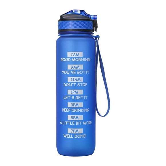 Greeniant Botella de agua de 1000ml soporte de hidratación de tipo prensado profesional
