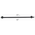 thumbnail image 2 of 42-inch Coronado Designer Straight Bathroom Shower Grab Bar, Stainless Steel, Matte Black, 2 of 5
