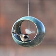 thumbnail image 2 of AAHarrison Ceramics Outdoor Birdie Bird Feeder for Wild Birds in Bluestone Glaze, 2 of 2