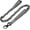 Grey, variant on General Tactical Dog Training Bungee Leash with Control Handle Quick Release Nylon Leads Rope (Tan)