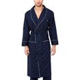 thumbnail image 1 of Bata tejida para hombre Nautica color azul S/M, 1 of 1