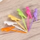 thumbnail image 3 of 3 juegos de palillos de frutas en forma de pájaro lindo palillos de plástico para pasteles palillos de dientes, 3 of 6