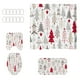 thumbnail image 2 of Christmas Shower Curtain Santa Curtain Background Cloth Hanging Cloth Bathroom Set, 2 of 6