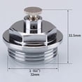 thumbnail image 1 of Greenne G1/2,G3/4,G1\"Air Bleeder & Blank Cap Manual Radiator Air Vent Bleed Plug Valve, 1 of 9