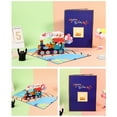 thumbnail image 4 of Kezqiaxn Birthday Cards, Funny Happy Birthday Card for Kids Boys Him Grandson Son Men BoyFriend Friend, Cartoons Train Greeting Cards Gift with Envelope & Removable Note Card, 4 of 8