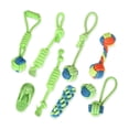 thumbnail image 1 of Greeniant 13 Uds. Juguete para la dentición de mascotas, juguetes de cuerda con nudo, juguetes para la dentición, para limpiar los que pican Suministros para perros Greeniant PT000789-00, 1 of 1