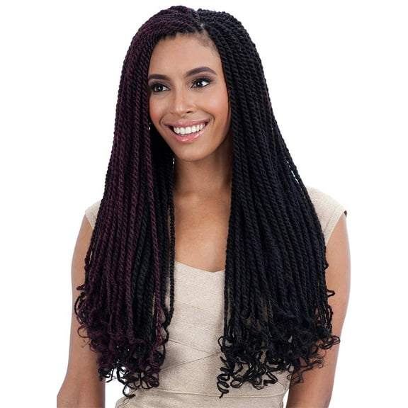Cuban Twist Braid By Equal 24INCH / GRAY / 24 INCH Crochet Braids