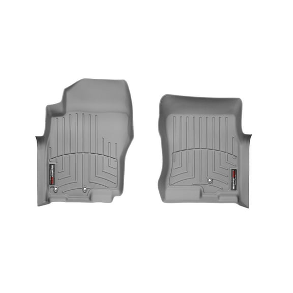 WeatherTech Custom Fit FloorLiners compatible with Nissan Xterra, Pathfinder - 1st Row (Driver & Passenger), Grey