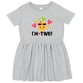thumbnail image 3 of Inktastic 2nd Birthday Pineapple Girls Hawaiian Girls Toddler Dress, 3 of 5