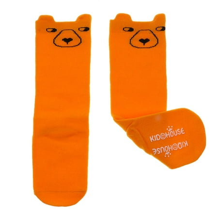

Newborn Baby girl and boy Socks Cotton Slip Socks Long Stockings Toddler Socks - Yellow 0-1 Years